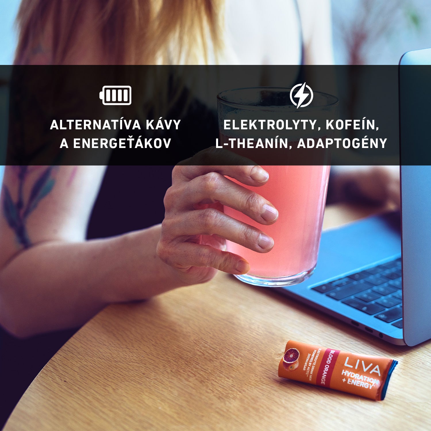 HYDRATION + ENERGY - Červený pomaranč