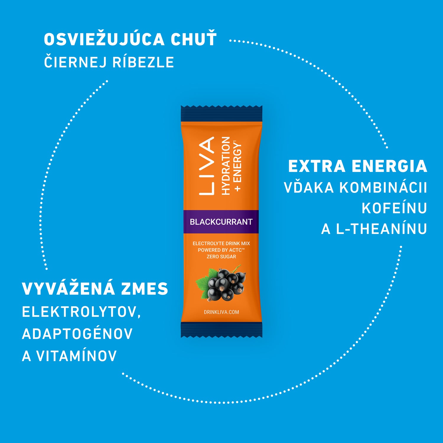 HYDRATION + ENERGY - Čierna ríbezľa