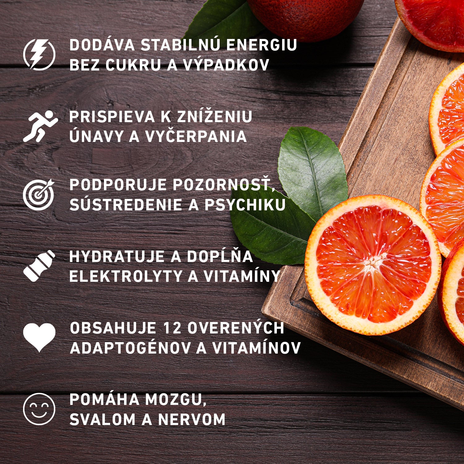 HYDRATION + ENERGY - Červený pomaranč