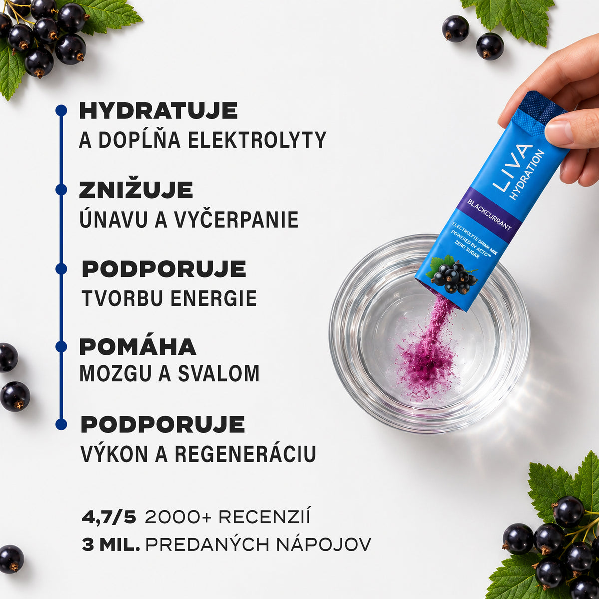 Liva Hydration Benefity